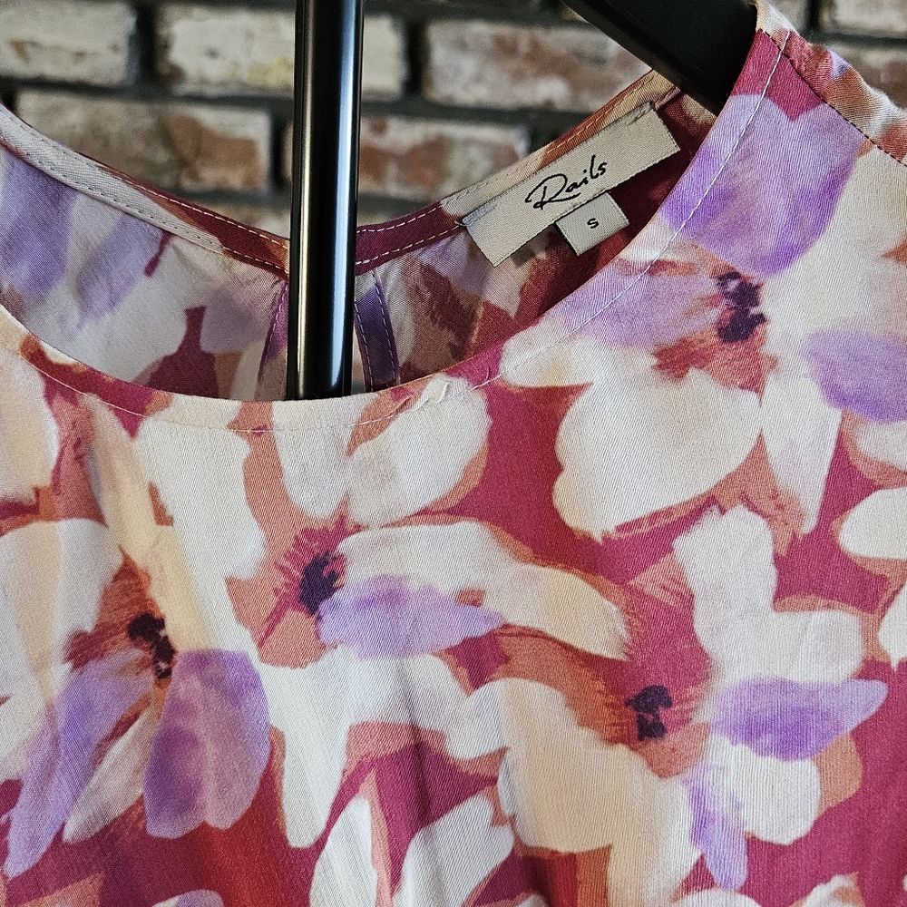 Rails Serenity Dress In Amaranth - Picture 7 of 9